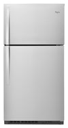 Réfrigérateur Whirlpool de 21,3 pi³ et de 33 po à congélateur supérieur - acier inoxydable monochrome - WRT541SZDM