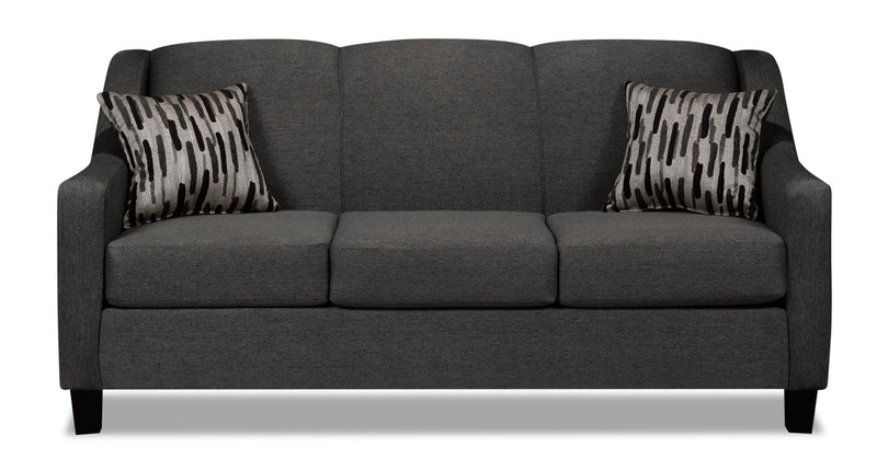 Alda Chenille Sofa - Charcoal