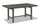 ["Table de salle à manger Alto de 65 po à 83 po (L) avec rallonge et base à tréteaux - grise"]
