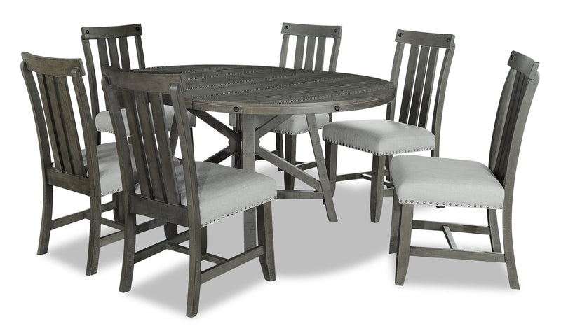 Alto 7-Piece Round Dining Table Package 