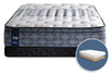 Ensemble ferme Euro-plateau à profil bas Lindfield Posturepedic Performance de Sealy pour grand lit