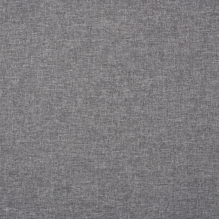 Lit plateforme rembourré Asha en tissu gris capitonné - format très grand lit