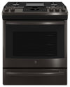 Cuisinière à gaz encastrée GE de 5,6 pi³ à convection - JCGS760BELTS