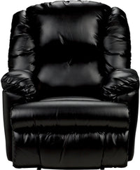  Fauteuil à inclinaison électrique Bmaxx en cuir contrecollé - noir 