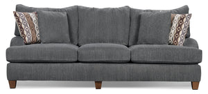 Sofa Putty en chenille - gris