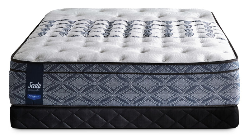 Ensemble ferme à Euro-plateau Lindfield Posturepedic Performance Plus de Sealy pour lit double 
