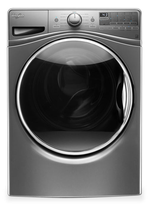 Laveuse à chargement frontal de 5,2 pi³ et sécheuse électrique de 7,4 pi³ de Whirlpool – ardoise
