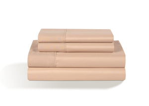 Ensemble de draps Basic BEDGEARMD 4 pièces pour très grand lit - sable