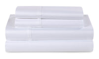 Ensemble de draps Hyper-CottonMC BedgearMC pour très grand lit - blanc optique
