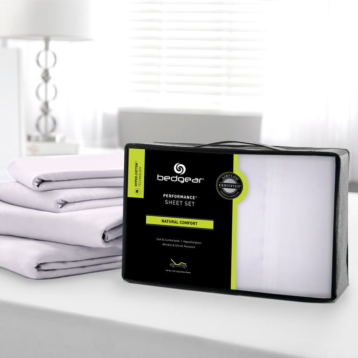 Ensemble de draps Hyper-CottonMC BEDGEARMC pour lit simple - blanc optique