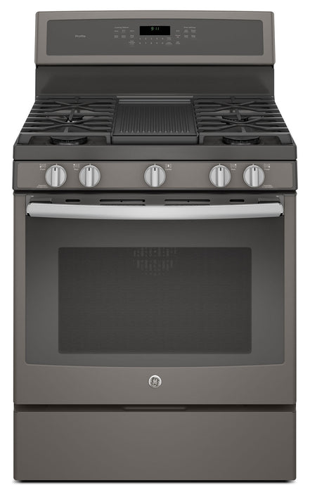Cuisinière à gaz amovible GE de 5,6 pi³ – PCGB911EEJES