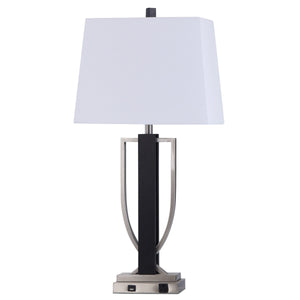 Lampe de table Bryton avec port USB