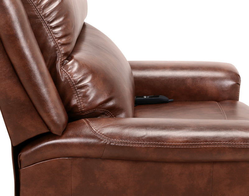 Fauteuil basculeur à inclinaison électrique 486 à 3 positions en chenille - moka
