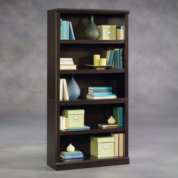 Bibliothèque Florida de 35,28 po à 5 tablettes - brun foncé