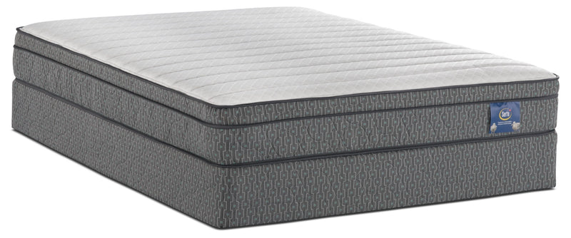 Ensemble matelas à Euro-plateau Webber Toujours Confortable de Serta pour lit simple