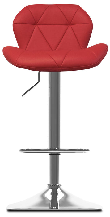 Tabouret bar réglable Emry - rouge