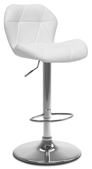 Tabouret bar réglable Emry - blanc