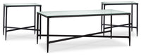 Ensemble de table à café et deux tables de bout Augeron 3 pièces