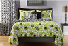 Ensemble de housse de couette Full Circle vert Réversible pour lit simple