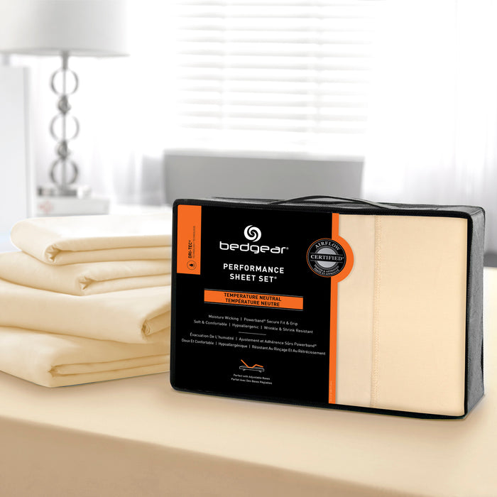 Ensemble de draps Dri-TecMD BEDGEARMD 5 pièces divisés pour très grand lit - champagne