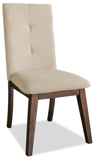 Chaise de salle à manger Chelsea en tissu – beige