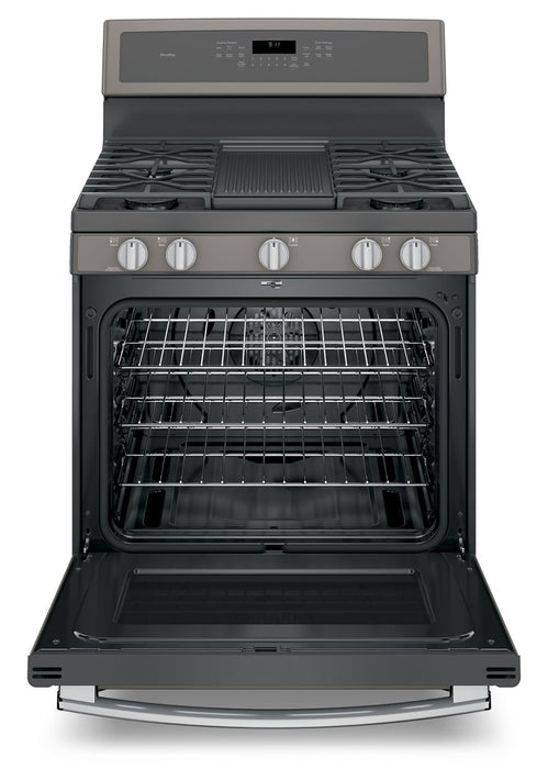 Cuisinière à gaz amovible GE de 5,6 pi³ – PCGB911EEJES