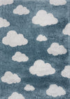 Carpette Nuage pour enfants - 5 pi 3 po x 7 pi 7 po