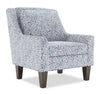 Fauteuil d’appoint club Sofa Lab personnalisable de 29 po fabriqué au Canada en tissu avec pattes en bois - Cadet multicolore