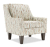 Fauteuil d’appoint club Sofa Lab personnalisable de 29 po fabriqué au Canada en tissu avec pattes en bois - Mineral multicolore
