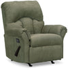 Fauteuil de massage inclinable 6734  en microsuède — fougère