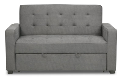 Corey Velvet Futon - Grey 