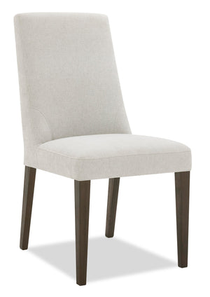 Chaise de salle à manger Cora en tissu de polyester - taupe
