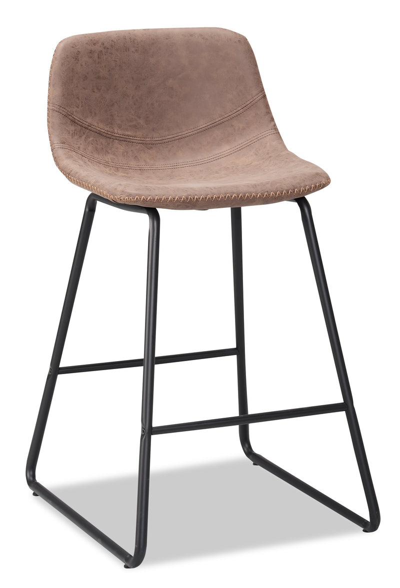 Coty Counter-Height Chair - Brown