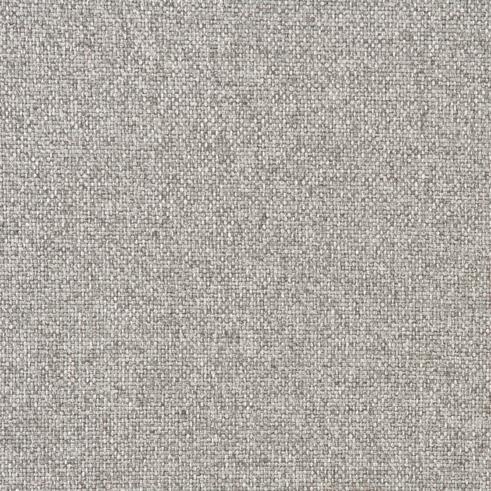Lit plateforme rembourré Cove en tissu gris avec clous décoratifs - format grand lit