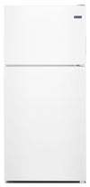 Réfrigérateur Maytag de 18 pi³ et de 30 po à congélateur supérieur - blanc glacier - MRT118FFFH