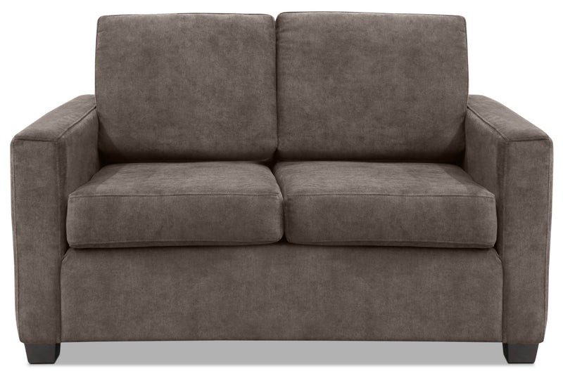 Causeuse Becca en chenille - anthracite