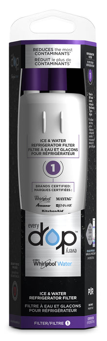 Filtre à eau et à glaçons Whirlpool EveryDropMC no 1 pour réfrigérateur