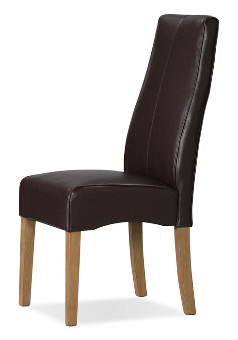 Chaise de salle à manger Colby – brune