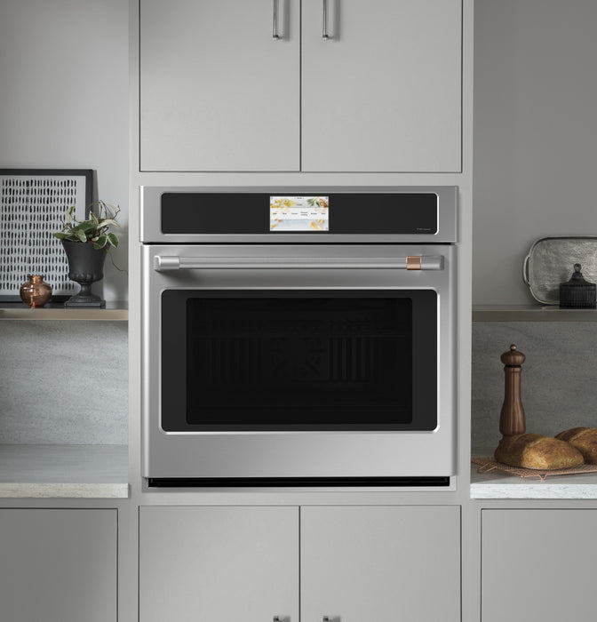 Four mural électrique Café de 5 pi³ et de 30 po avec convection européenne véritable et grilles autonettoyantes - acier inoxydable - CTS70DP2NS1