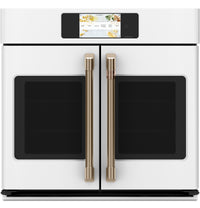  Four mural électrique Café de 5 pi³ et de 30 po avec convection européenne véritable et portes franç…