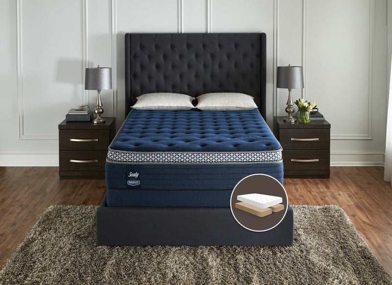 Ensemble matelas moelleux et sommier divisé Abbotswell Posturepedic Ultimate Sealy pour grand lit