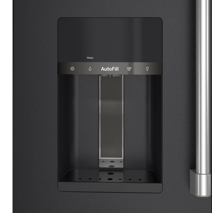 Réfrigérateur Café de 27,8 pi³ et de 36 po à portes françaises - noir mat - CVE28DP3ND1