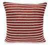 Coussin décoratif Butler 18 po - rouge