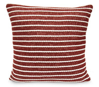 Coussin décoratif Butler 18 po - rouge