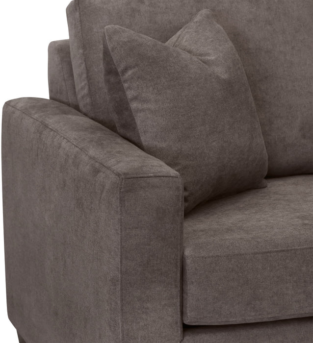 Sofa Becca en chenille - anthracite