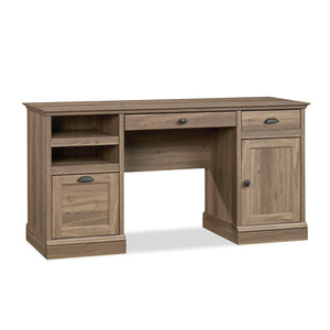 Bureau de direction Davon de 59,05 po à 2 tiroirs avec armoire - chêne salé 