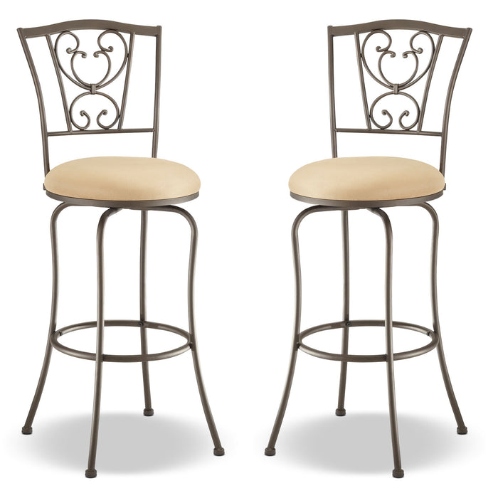 Tabouret pivotant Concord de hauteur comptoir - ensemble de 2
