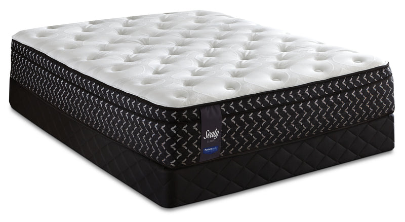 Ensemble matelas ferme à Euro-plateau Crimsan Posturepedic de Sealy pour lit double