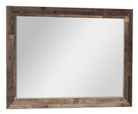  Miroir de commode de chambre à coucher Derekson - gris
