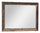 Miroir de commode de chambre à coucher Derekson - gris